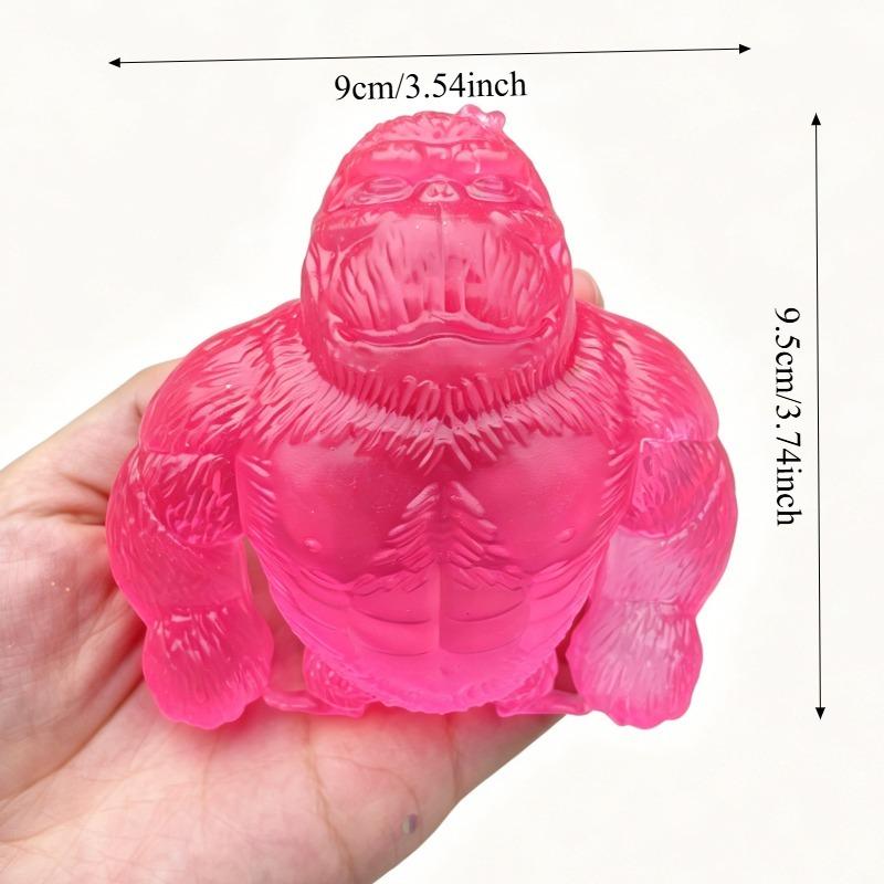 Spielzeug Squishy Antistress Orang-Utan Fidget Elastisch Dehnbar Affe Knetspielzeug Lustiger Gorilla Stressabbau Spielzeug für Erwachsene Geschenk Präsent