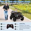 24V Ride On Car, 2 Seaters Riding Electric Truck with Remote Control, Adjustable Legroom for Toddlers Grows, 4 Motors 3 Speeds,