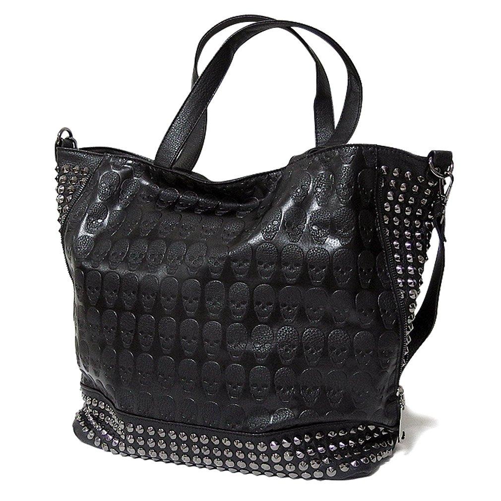 

Shoulder Bag Bag Tote Bag Skull Gothic Skull Studs 2WAY ROCK Unisex [EVERSOUL]