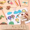 20 stuks Montessori Kids Tekenspeelgoed Houten DIY Schildersjablonen Sjabloon Knutselspeelgoed Puzzel Educatief speelgoed voor kinderen Geschenken