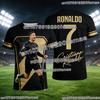 2026 Ronaldo #7 Fan Edition Football Jersey for Adults and Kids Breathable and Comfortable Soccer Training Shirt for Summer