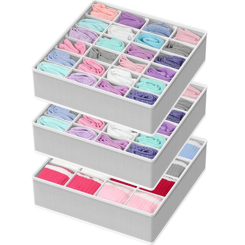 Foldable Large Capacity Underwear & Lingerie Drawer Storage Box