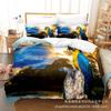 3D Digital Printing Bedding Four-Piece Set Three-Piece Set Parrot Bed Sheet Quilt Pillow