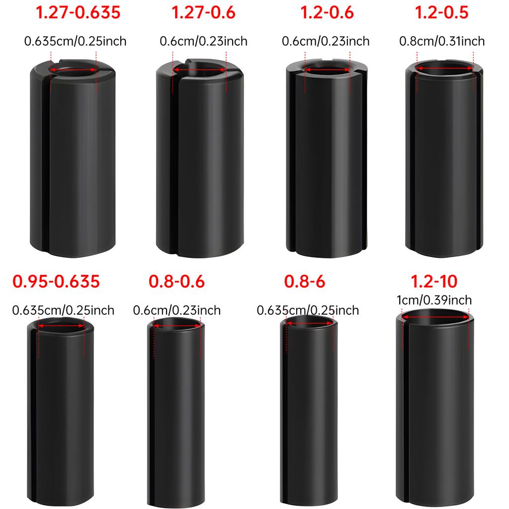 12/13PCS Milling Cutter Head Adapter Chuck Collet Bracket High Precision Trimming Machine Engraving Machine Adapter