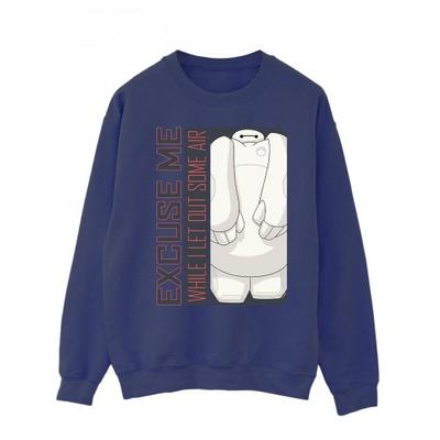 Mens Big Hero 6 Baymax Excuse Me Some Air Sweatshirt