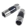 10pcs RG6 Connectors RG6 Compression Connectors RG6 F Type Connector Coax Coaxial Compression Fitting Connection