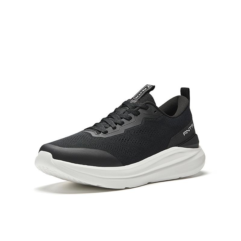 Anta Variety Training Collection Slip Resistant Abrasion Resistant Low top Training Shoes Men's Black 112537713-1