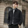Jacket Men's Spring and Autumn New High-end Loose Short Lapel Men's Top