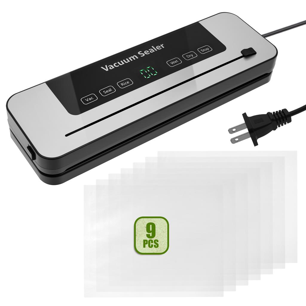 Electric Vacuum Sealer Machine Automatic Food Storage Seal Touch Button Dry/Wet Built-in Cutter Kitchen Sealing Vacuum packaging
