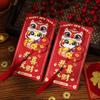 6pcs Chinese Style 3D New Year Money Pocket Blessing Good Luck Red Packet  Wedding Birthday