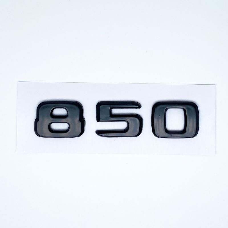 Black Silve Letters B25 30E 900 850 800 700 ABS Emblem for Mercedes Benz Brabus E W212 W213 Car Trunk Badge Logo Sticker