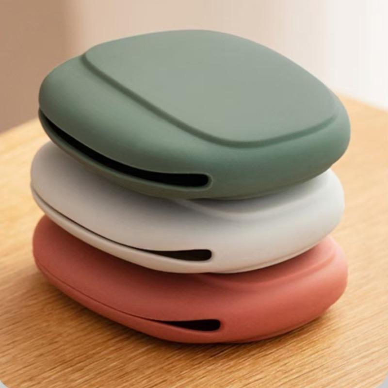 Silicone Storage Bag Portable Data Cable Storage Boxes Headphone Charger Storage Box Key Lipstick Holder Travel Wire Organizer