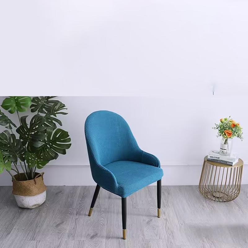 Modern High Arm Chair Cover Stretch Spandex Dining Chair Covers Slipcover Seat Covers for Computer Chairs Office Home