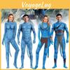 Avatar Inspired Halloween Costume Milk Silk Bodysuit For Fantasy Role Play