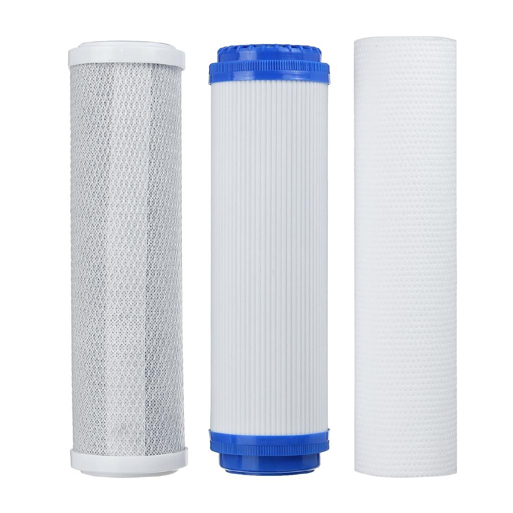 Water Purifier 3 Filter Cartridge PP UDF CTO System Water Filters For Household Straight Drinking Water Purifier