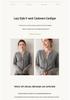 Round Neck Loose Cashmere Cardigan: Women's Long Sleeve Knit Sweater with Pockets - Autumn/Winter Outerwear.