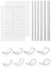 Transparent Invisible Ring Sizer: Spring Wire Acrylic Spacer for Oversized Rings