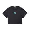New MLB Crop Tops Women's Black 3FTSA2023-50BKS