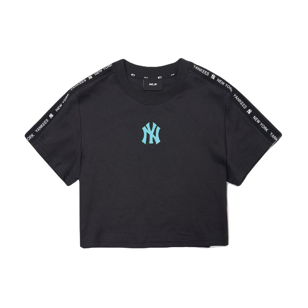 New MLB Crop Tops Women's Black 3FTSA2023-50BKS