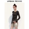 UR2025 Women's Solid Color Long-Sleeve T-Shirt