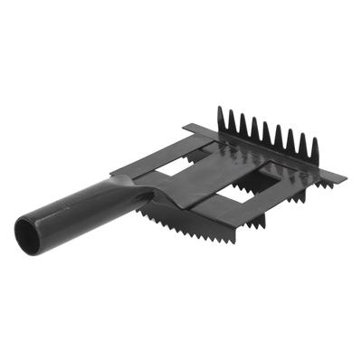 Livestock Shedding Comb Itch Relief Metal Cow Hair Brush Grooming Tools with Soft Hand Grip for Horse Cattle Sheep