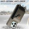 For iPhone 14 Pro Case Compatible with MagSafe Ultra Thin Card Holder PU Leather Coated TPU Cover