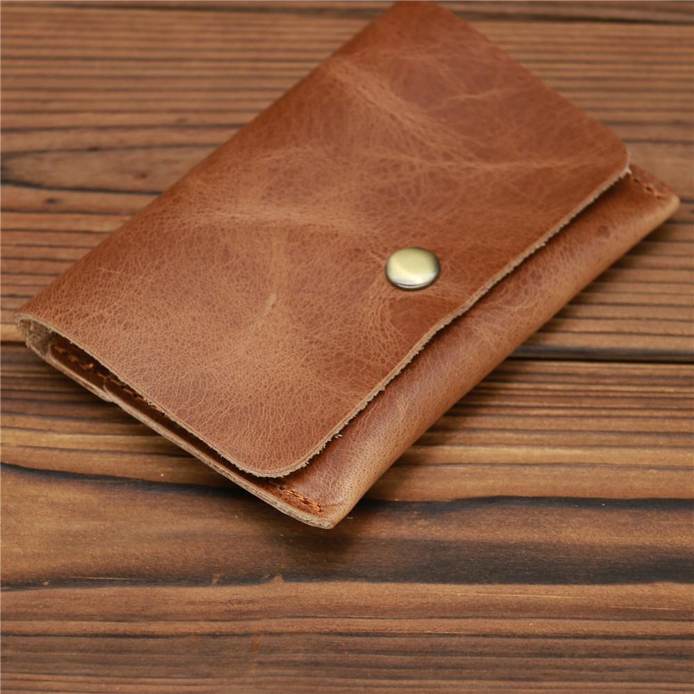 Bolsa para tarjetas cartera de hombre simple retro casual tarjetero