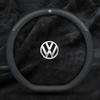 For Volkswagen T-ROC T-Cross Touareg Polo Passat Golf GTI Beetle Magotan Tiguan CC Carbon fiber Leather Car Steering Wheel Cover