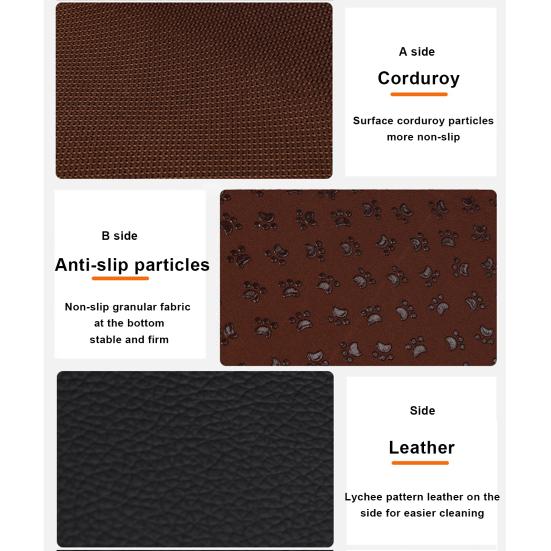 Dog Climbing Ladder 2/3 Step Arc Design Sponge Non-slip Pet Ramp Stairs for Puppy