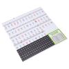 Etichete Autocolante Tastatură Pian Litere Note Mari Detașabile pentru 37 49 54 61 76 88 Taste