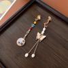 Electroplating Chinese Style Brooch Zinc Zinc Alloy Lapel Brooch Women Hanfu Ornament  Hanfu Accessories