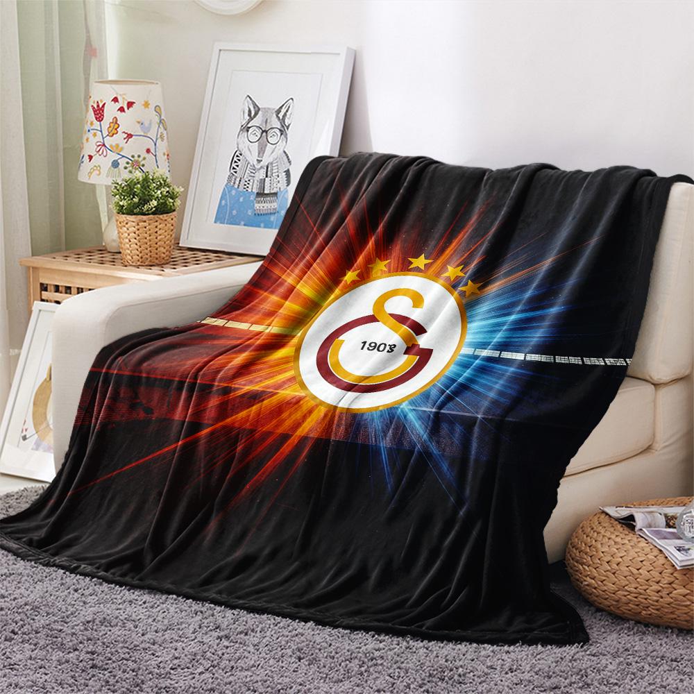 Galatasaray SK2 Flannel Blanket, High Quality Comfortable for All Seasons, Home Decor, Warmth and Comfort