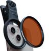 Aquarium Lens Fish Tank Phone Lens Yellow Filter For Reduce blue light Coral Reef Aquarium Photography For iphone11/12/13/14pro 6