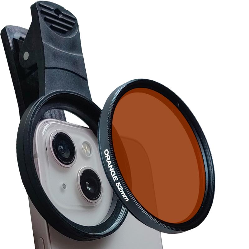 Aquarium Lens Fish Tank Phone Lens Yellow Filter For Reduce blue light Coral Reef Aquarium Photography For iphone11/12/13/14pro 6