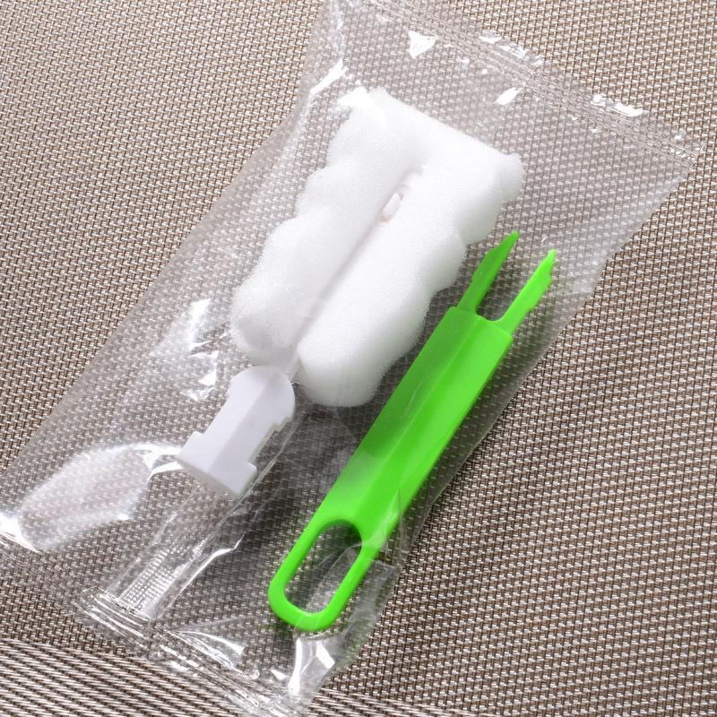 Long-Handle Detachable Sponge Cleaning Brush for Insulated Cups & Baby Bottles