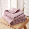 Brangdy Cotton Waffle Gauze Sofa Throw Blanket