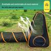 In-Stock Portable Pet Tent Set: 6-Piece Cage, Tunnel & Freely Assembled Fence for Cats and Dogs
