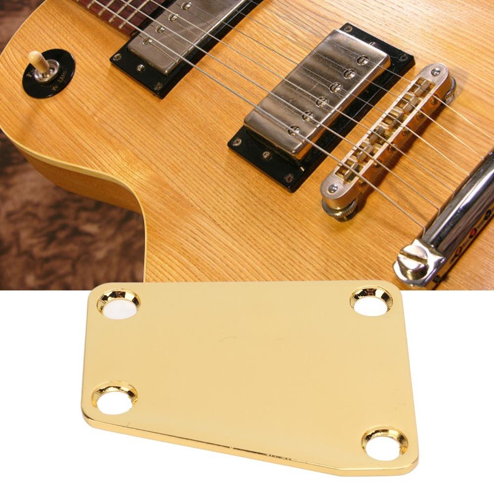 Metal Material Electric Guitar Neckplate Replacement Neck Plate  Most Electric Guitars
