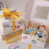 Children's Day Cupcake Decoration Set: White Box with 61 Happy Holiday, Childlike Stickers, and Toppers