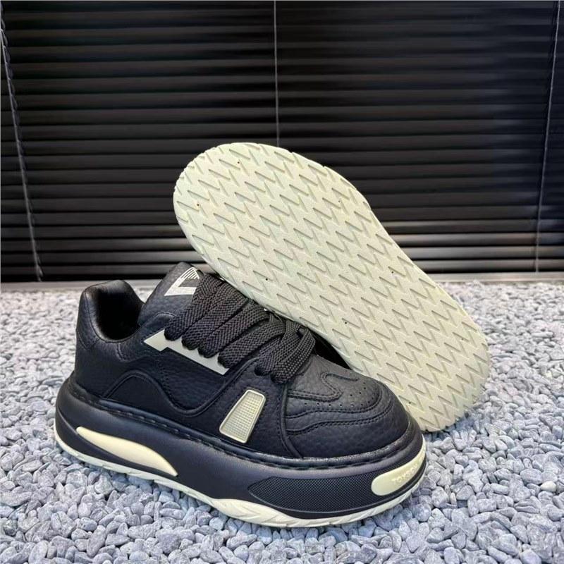 Autumn and winter new platform casual shoes velvet warm dad shoes low-top lace-up bread shoes qs