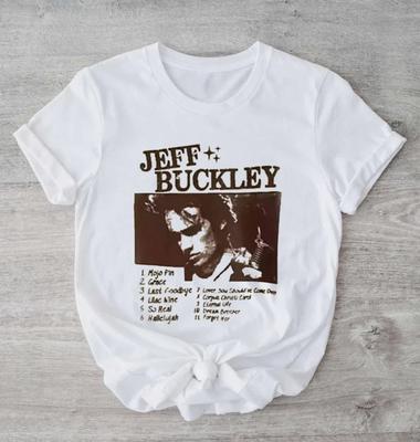Jeff Buckley T-Shirt, Jeff Buckley Boy Tour 1995 Music Tour Shirt