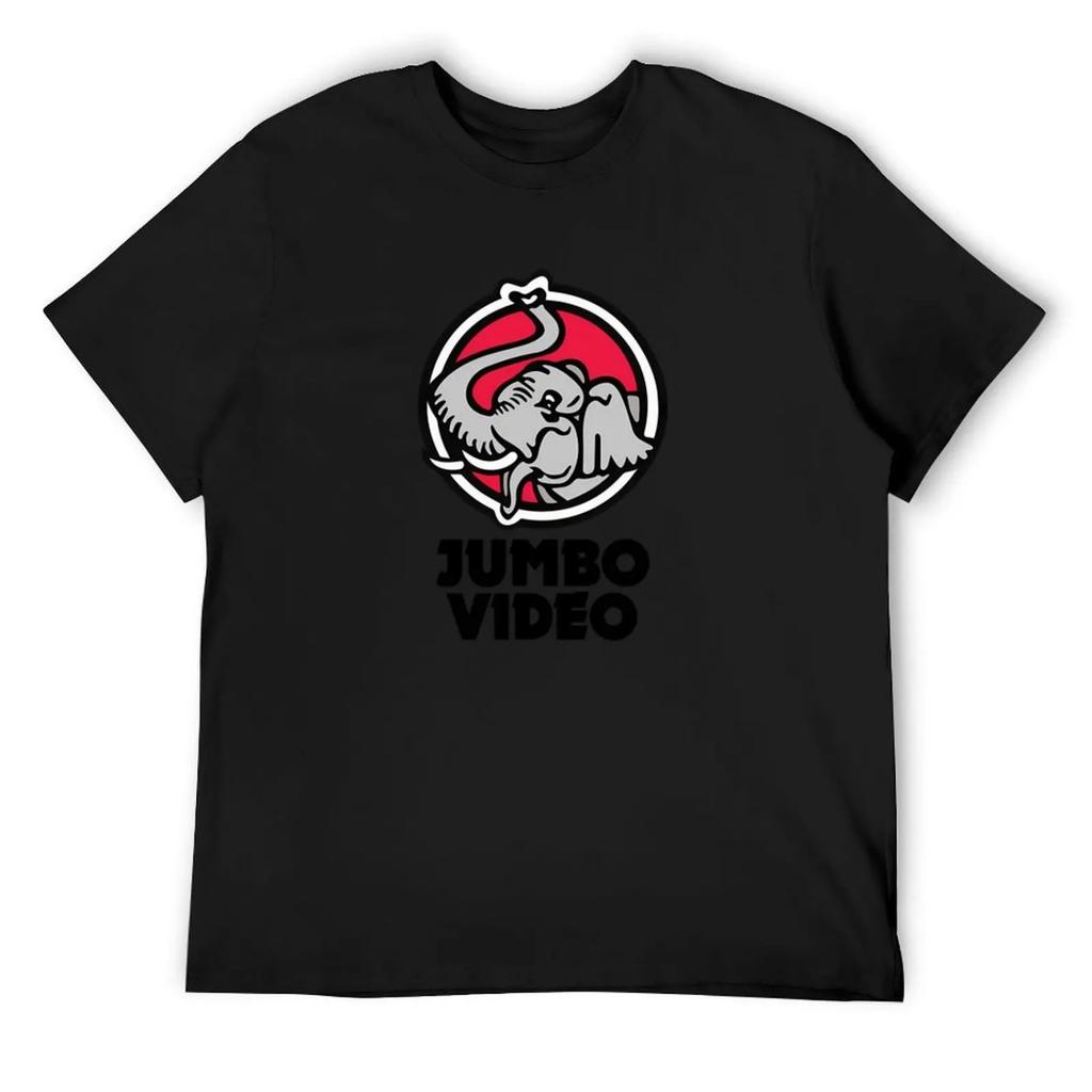 Jumbo Video _t T-Shirt Luxury man summer top funny costumes heavy weight t shirts for men