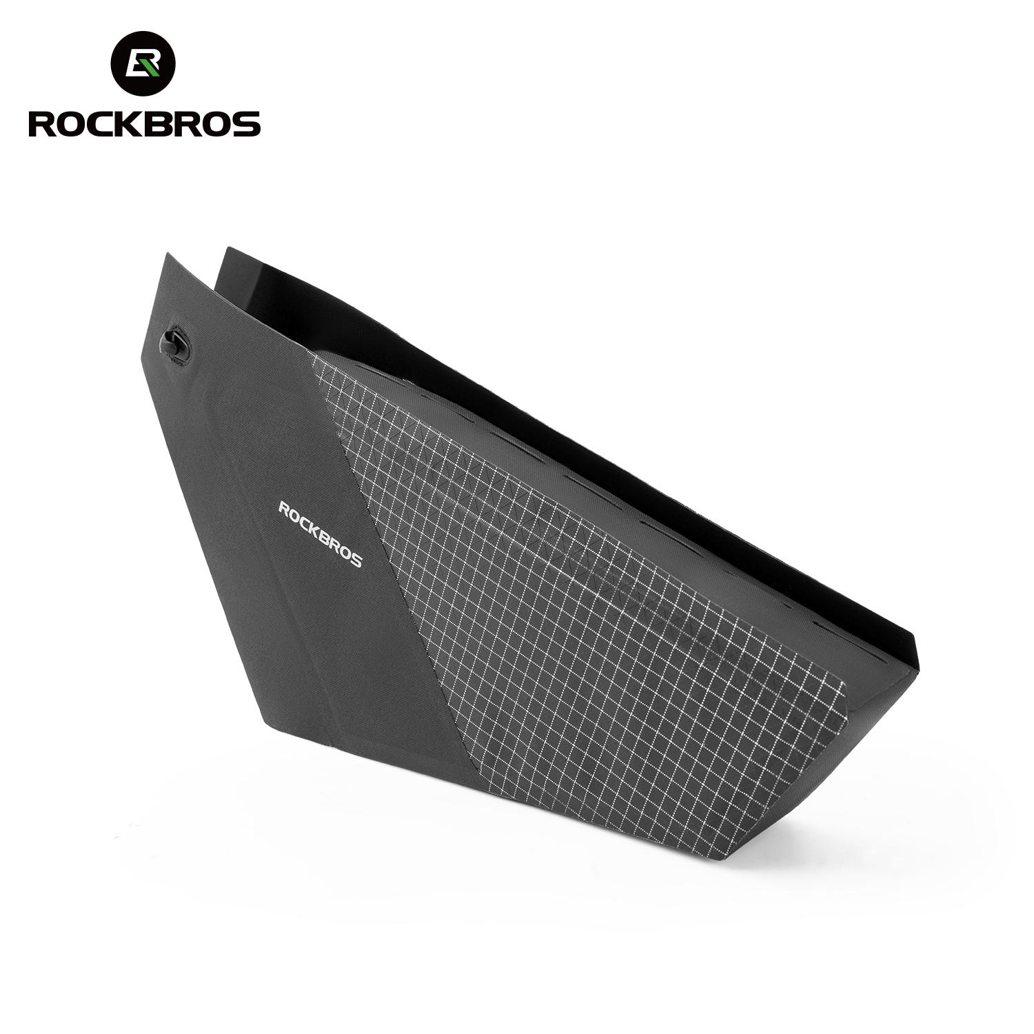Велосумка ROCKBROS на раму 1.7 л, водонепроницаемая, бесшовная, с быстрой установкой, большая емкость, для MTB, шоссейного велосипеда
