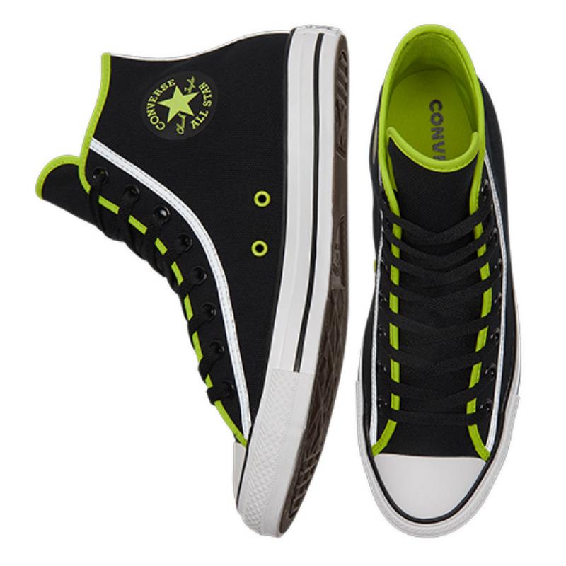 Converse Chuck Taylor All Star Deconstructed Trendy Everyday Versatile High-Top Espadrilles Unisex Black & Green