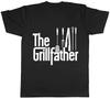 The Grillfather BBQ Summer Barbecue Mens Birthday Gift Tee T Shirt