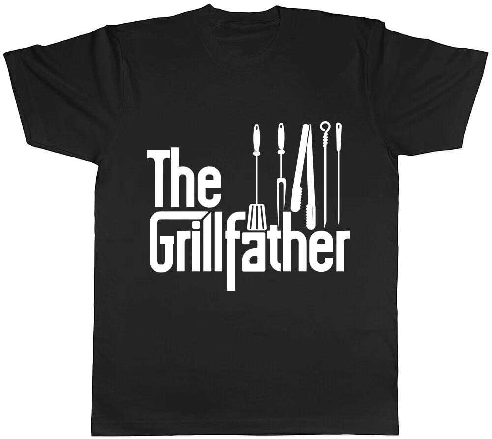 Grillfather BBQ Летний Барбекю Мужской Подарок на День Рождения Футболка M