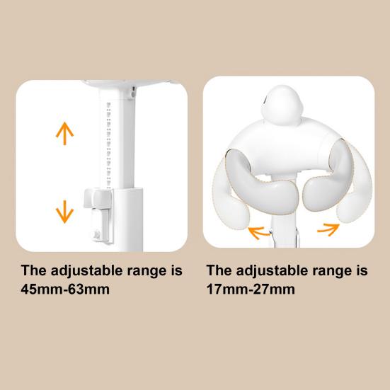 Baby Shower Rack Stand Height Adjustable Anti-Slip Bath Tub Holder Duck Design Foldable Portable Baby Care Stand