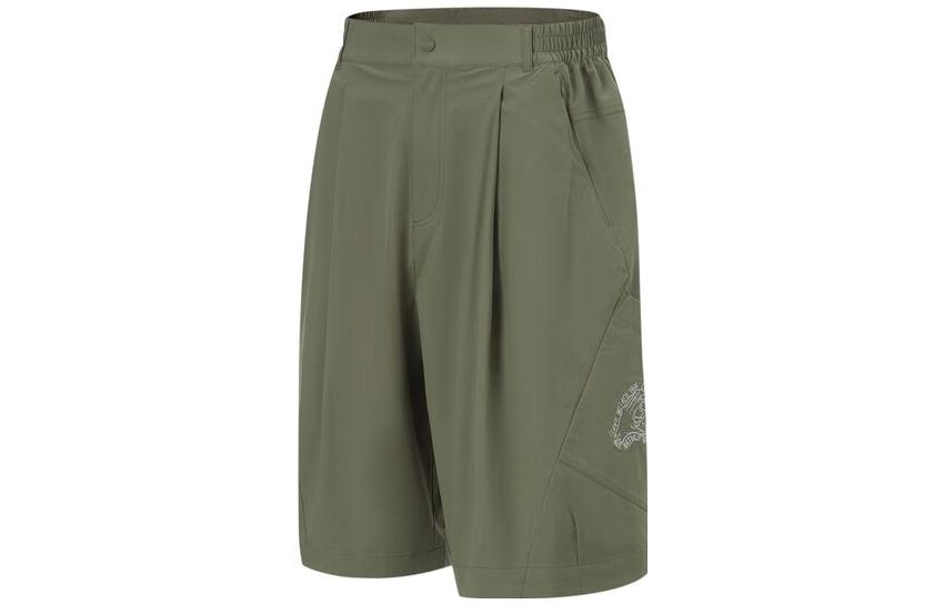 Li Ning China Li Ning Dadiwuhen Series Casual Shorts Men s Army Canvas Green Moderate AKST055-2 S