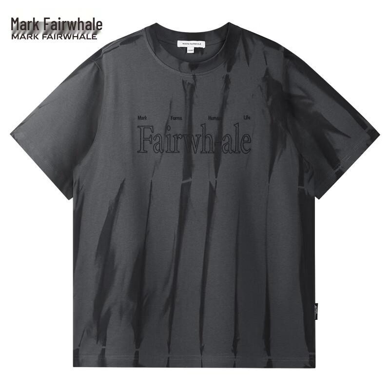 Mark Fairwhale Men's Cotton Ink Splash Short Sleeve T-Shirt