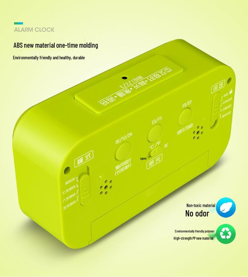 Multifunctional Smart Alarm Clock for Students and Children, Wake-Up Tool, Desktop Clock for Boys and Girls